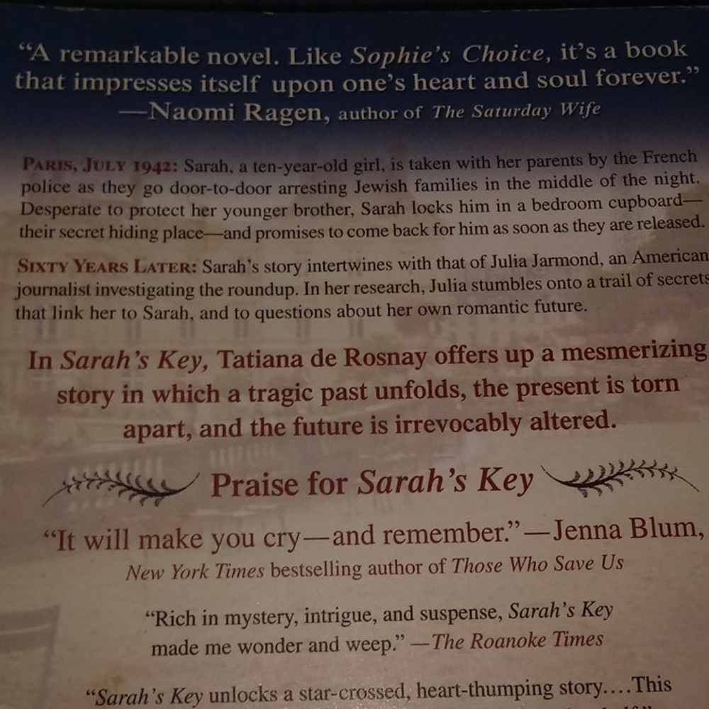 Sarah's Key book - Picture 3 of 4